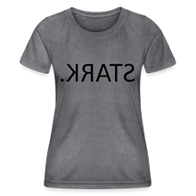 Lade das Bild in den Galerie-Viewer, Funktions-T-Shirt STARK. Spiegelschrift - dunkle Melange 
