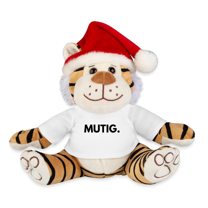 Weihnachtstiger MUTIG. - Weiß