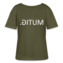 Lade das Bild in den Galerie-Viewer, T-Shirt MUTIG Spiegelschrift II - Khaki
