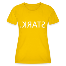 Lade das Bild in den Galerie-Viewer, Funktions-T-Shirt STARK Spiegelschrift II - Eigelb
