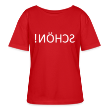 Lade das Bild in den Galerie-Viewer, T-Shirt SCHÖN Spiegelschrift II - Rot
