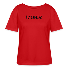 Lade das Bild in den Galerie-Viewer, T-Shirt SCHÖN Spiegelschrift - Rot
