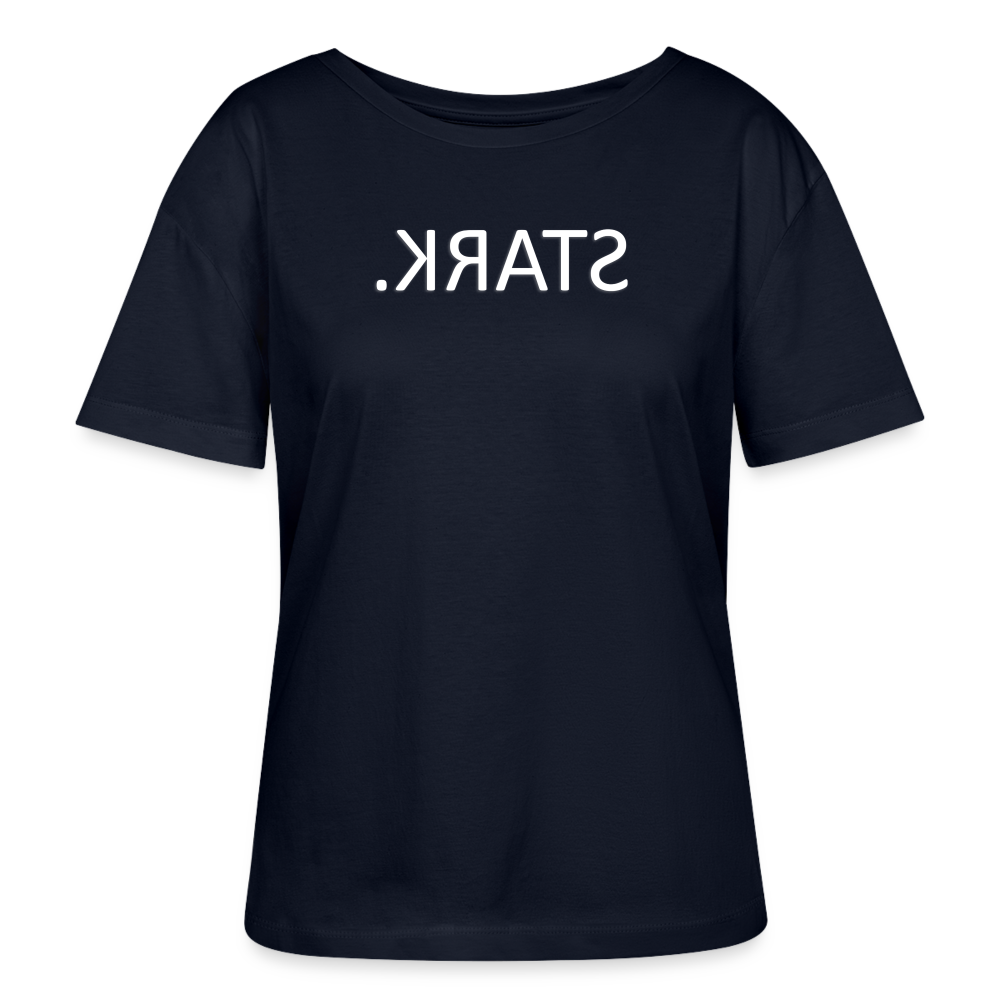 T-Shirt STRAK Spiegelschrift II - Navy