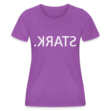 Lade das Bild in den Galerie-Viewer, Funktions-T-Shirt STARK Spiegelschrift II - Violett

