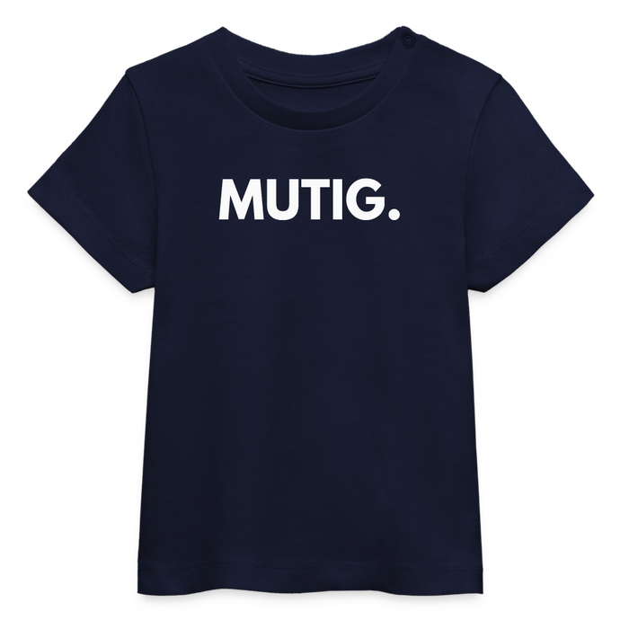 Baby Bio-T-Shirt MUTIG. II - Navy