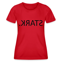 Lade das Bild in den Galerie-Viewer, Funktions-T-Shirt STARK. Spiegelschrift - Rot

