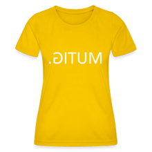 Lade das Bild in den Galerie-Viewer, Funktions-T-Shirt MUTIG Spiegelschrift II - Eigelb
