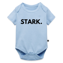 Lade das Bild in den Galerie-Viewer, Baby Bio-Kurzarm-Body STARK. - Hellblau
