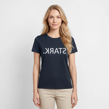 Lade das Bild in den Galerie-Viewer, Funktions-T-Shirt STARK Spiegelschrift II - Navy
