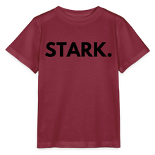 Lade das Bild in den Galerie-Viewer, Kinder T-Shirt STARK. - Burgunderrot
