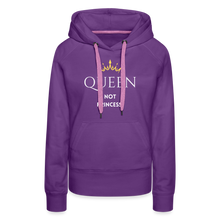 Lade das Bild in den Galerie-Viewer, Frauen Hoodie QUEEN not PRINCESS II - Purple
