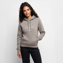 Lade das Bild in den Galerie-Viewer, Frauen Hoodie QUEEN not PRINCESS II - Taupe

