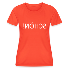 Lade das Bild in den Galerie-Viewer, Funktions-T-Shirt SCHÖN Spiegelschrift II - Grenadine
