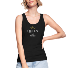 Lade das Bild in den Galerie-Viewer, Tank Top QUEEN not PRINCESS II - Schwarz
