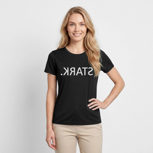 Lade das Bild in den Galerie-Viewer, Funktions-T-Shirt STARK Spiegelschrift II - Schwarz
