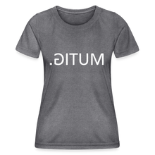 Lade das Bild in den Galerie-Viewer, Funktions-T-Shirt MUTIG Spiegelschrift II - dunkle Melange 
