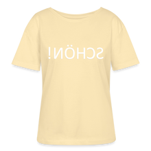 Lade das Bild in den Galerie-Viewer, T-Shirt SCHÖN Spiegelschrift II - Creme
