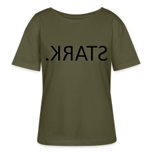 Lade das Bild in den Galerie-Viewer, T-Shirt STARK Spiegelschrift - Khaki
