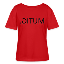 Lade das Bild in den Galerie-Viewer, T-Shirt MUTIG. - Spiegelschrift - Rot
